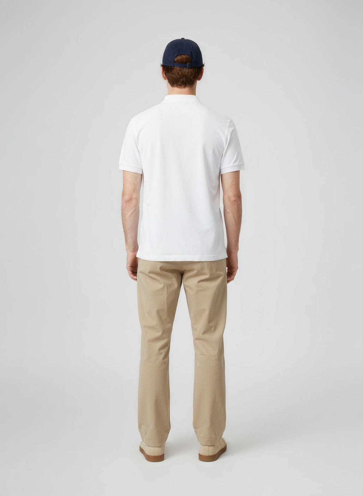 White Organic Cotton Polo – Made in France