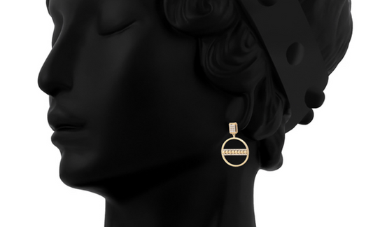 Parure tendance et épurée, Plaquée or 14 carats