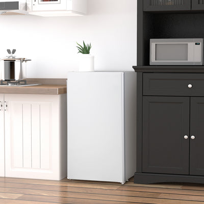 Réfrigérateur congélateur petit réfrigérateur 91 L étagères modulables design sous-comptoir 47,5 x 44,2 x 84 cm blanc