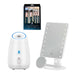 Pursonic Glow & Go Beauty Bundle with LED Vanity Mirror, Facial Steamer & 5-Piece Brush Set Pursonic