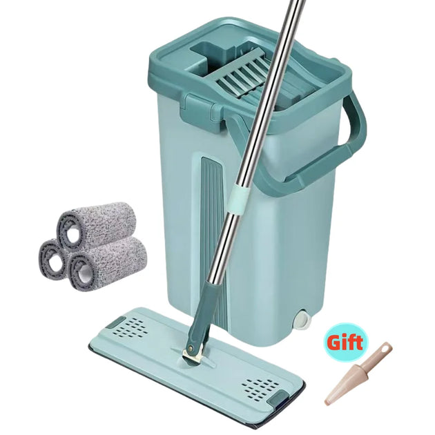 Flat Squeeze Mop & Bucket Set LPO
