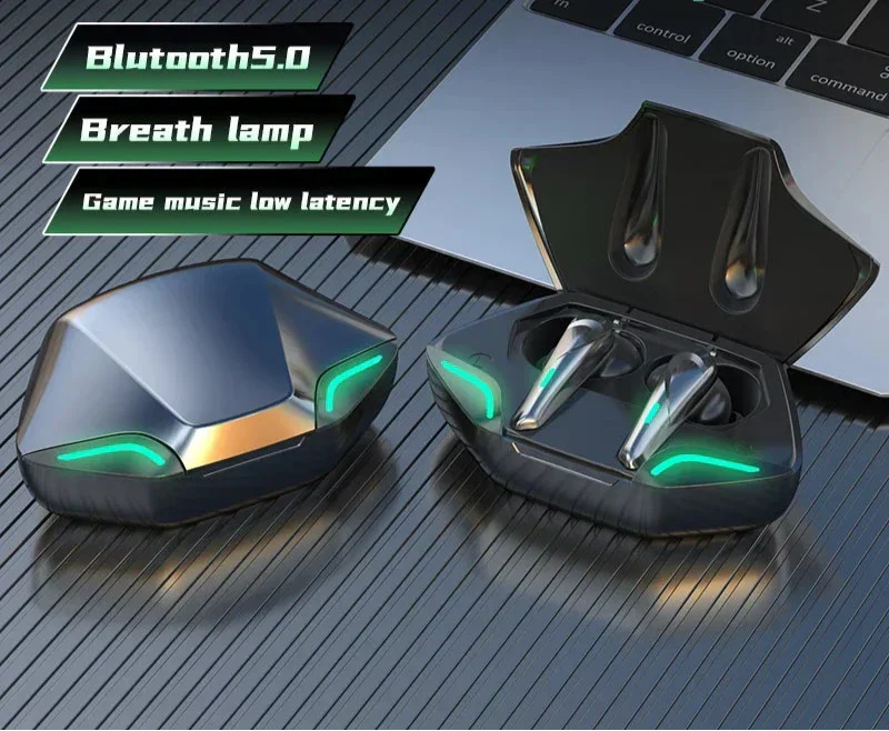 Wireless Bluetooth Gaming Earbuds With Mic – Hifi Sound LPO