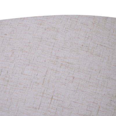 Lampadaire design contemporain dim. 40L x 40l x 160H cm 40 W max. 3 étagères intégrées bois massif pin métal noir lin beige