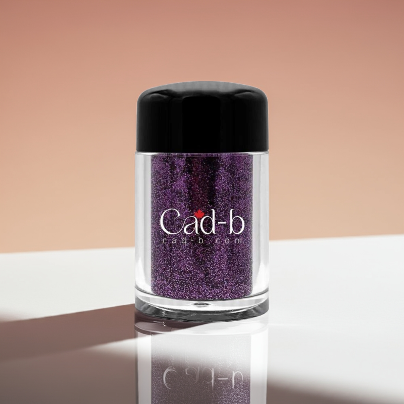 Glitter Eyeshadow Dust – Amethyst Purple (GLT04) | Ultra-Fine Loose Glitter for Eyes, Face & Nails | Vegan, Paraben-Free, Cruelty-Free