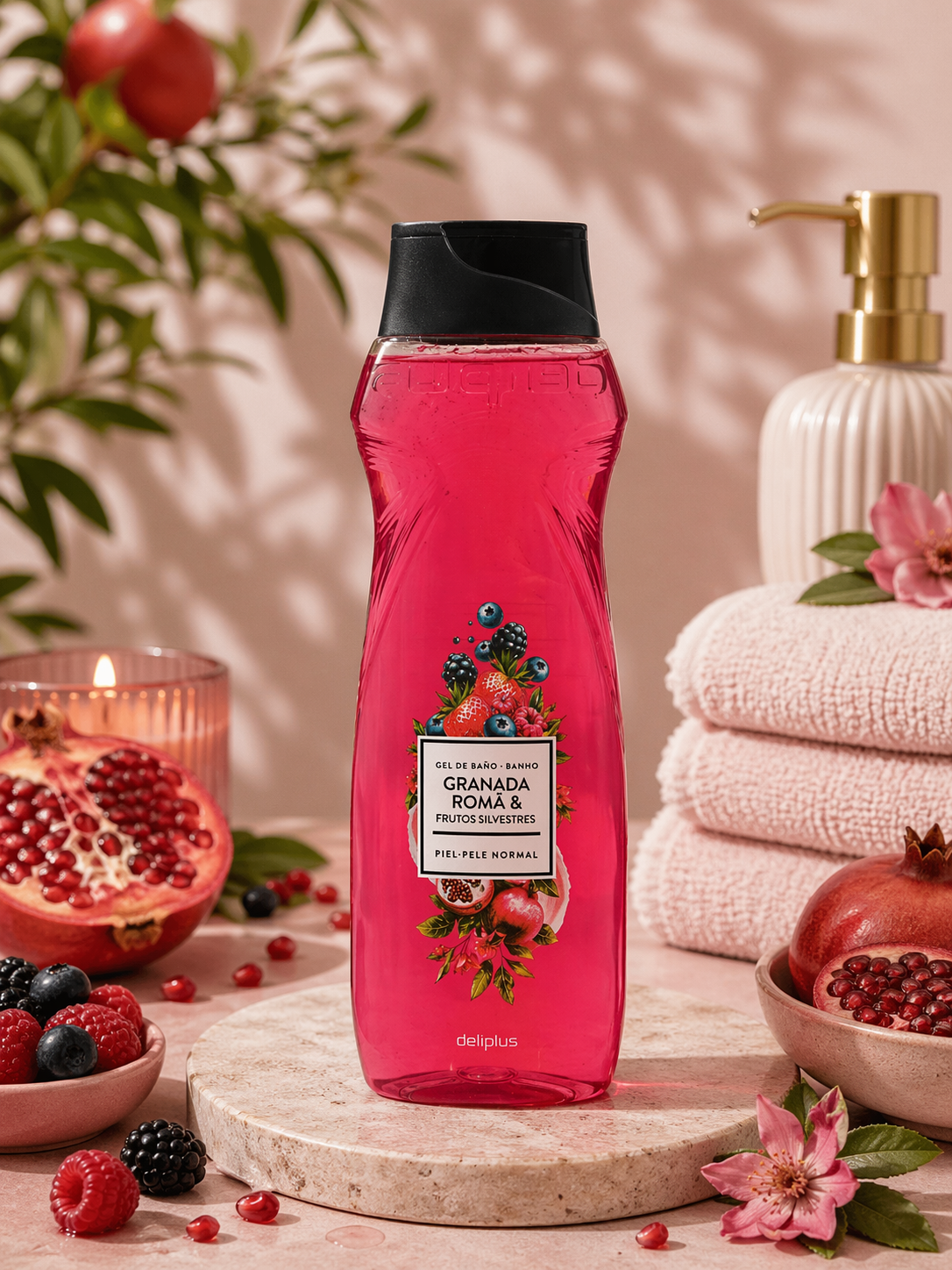 Deliplus – Gel de Bain Parfumé Hydratant
