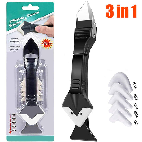 Caulking Tool Glass Glue Angle Scraper CAN