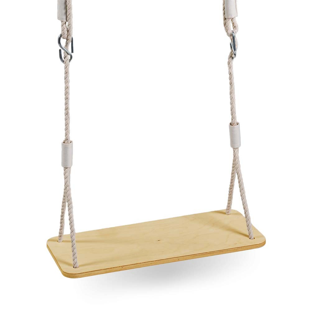 MAMOI® Babyschaukel, Holzschaukel, Schaukel Baby, Indoor Garten, Kinderschaukel, Kinder Holzschaukel, Schaukel aus Holz, Schaukel, Schaukelsitz Outdoor Babysitz Holz bis 100kg! | Made in EU ECO