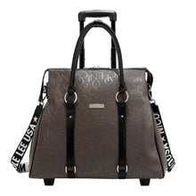 BOLSO CON RUEDAS MONOGRAMA (GRIS OSCURO)