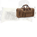 Canvas Travel Bag Carry-On Coffee Brown OBA