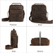 Vintage Genuine Leather Men's Small Shoulder Bag OBA