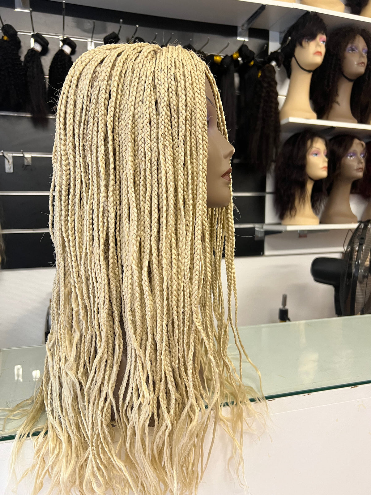Perruque tressée Blonde - Blondy