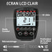 Détecteur de Métaux, Bobine Étanche IP68 avec Écran LCD, 4 Modes, Haute Précision Hauteur Réglable, 139x26x30cm, Noir Aosom
