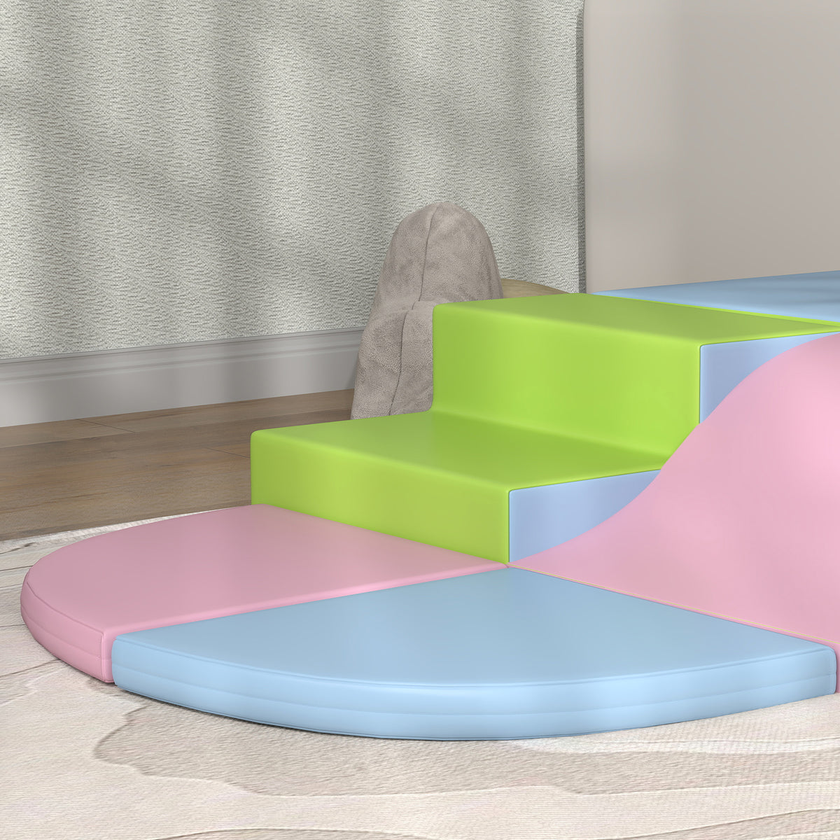 Module motricité bébé 6PCS parcours motricité bébé en mousse EPE pour enfants d'âge préscolaire, multicolore