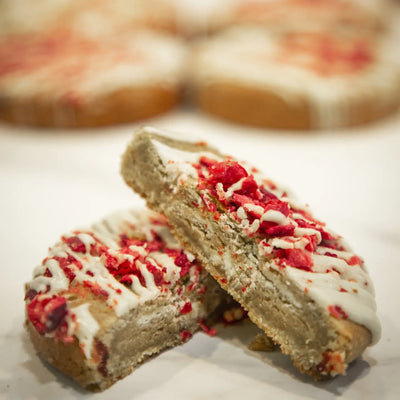 BISCUIT | MAXI COOKIE - Thé Matcha, Choc Blanc & Cranberries