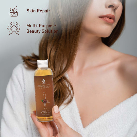 100% Pure & Natural Golden Jojoba Oil 6 Oz Pursonic