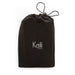K0025AB | Beauty Case with side handle in genuine full grain leather with light grain - Black color. Zipper closure, Dimensions: 25 x 16 x 12 cm. Packaging: Tnt bag Kaili mood