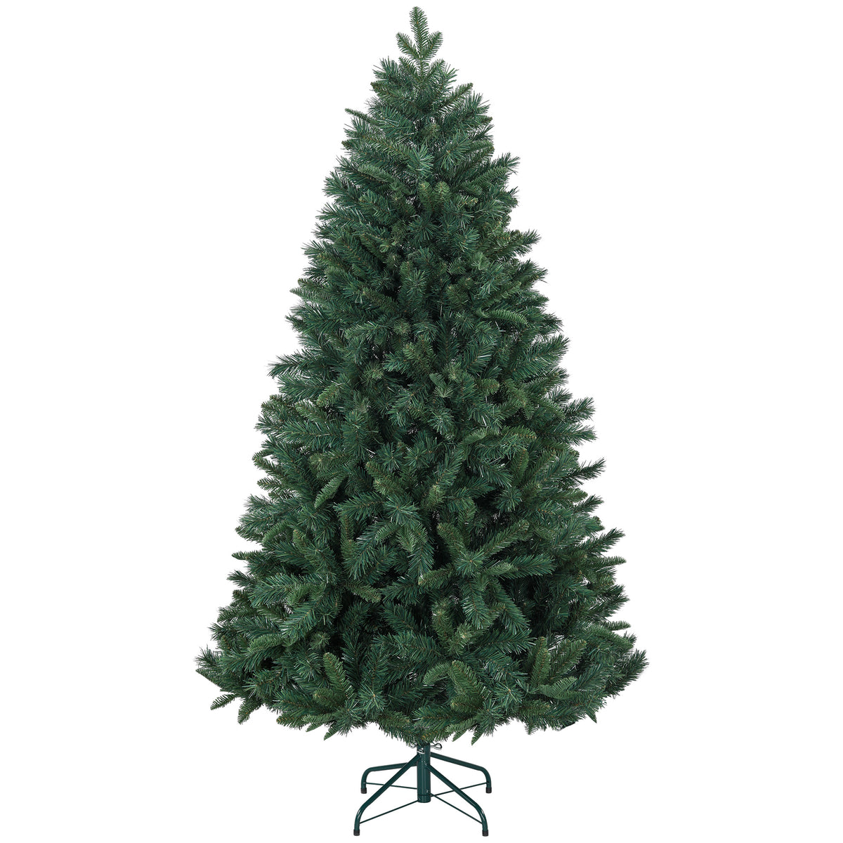 Sapin de Noël Artificiel 180 cm Arbre de Noël avec support en acier pliable, 1061 branches, décoration de Noël, vert