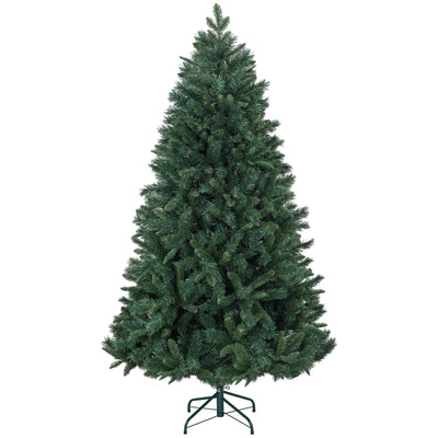 Sapin de Noël Artificiel 180 cm Arbre de Noël avec support en acier pliable, 1061 branches, décoration de Noël, vert