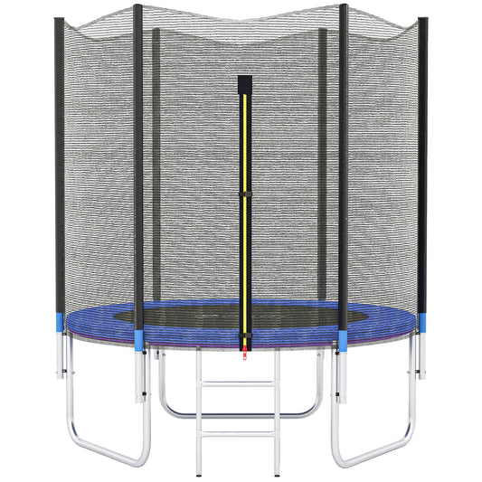 Trampoline d'extérieur avec filet de sécurité Ø180 cm pour enfants et adultes