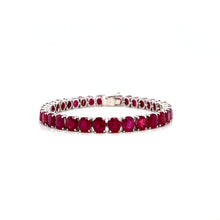 Ruby Bracelet in .925 Sterling Silver - KSD 41829