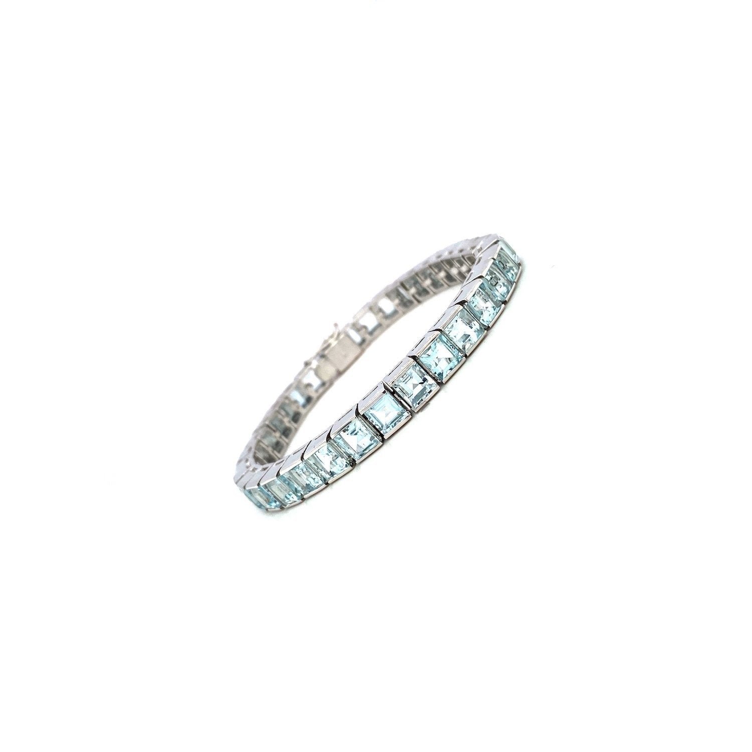 Aquamarine Bracelet in .925 Sterling Silver - KSD 41967