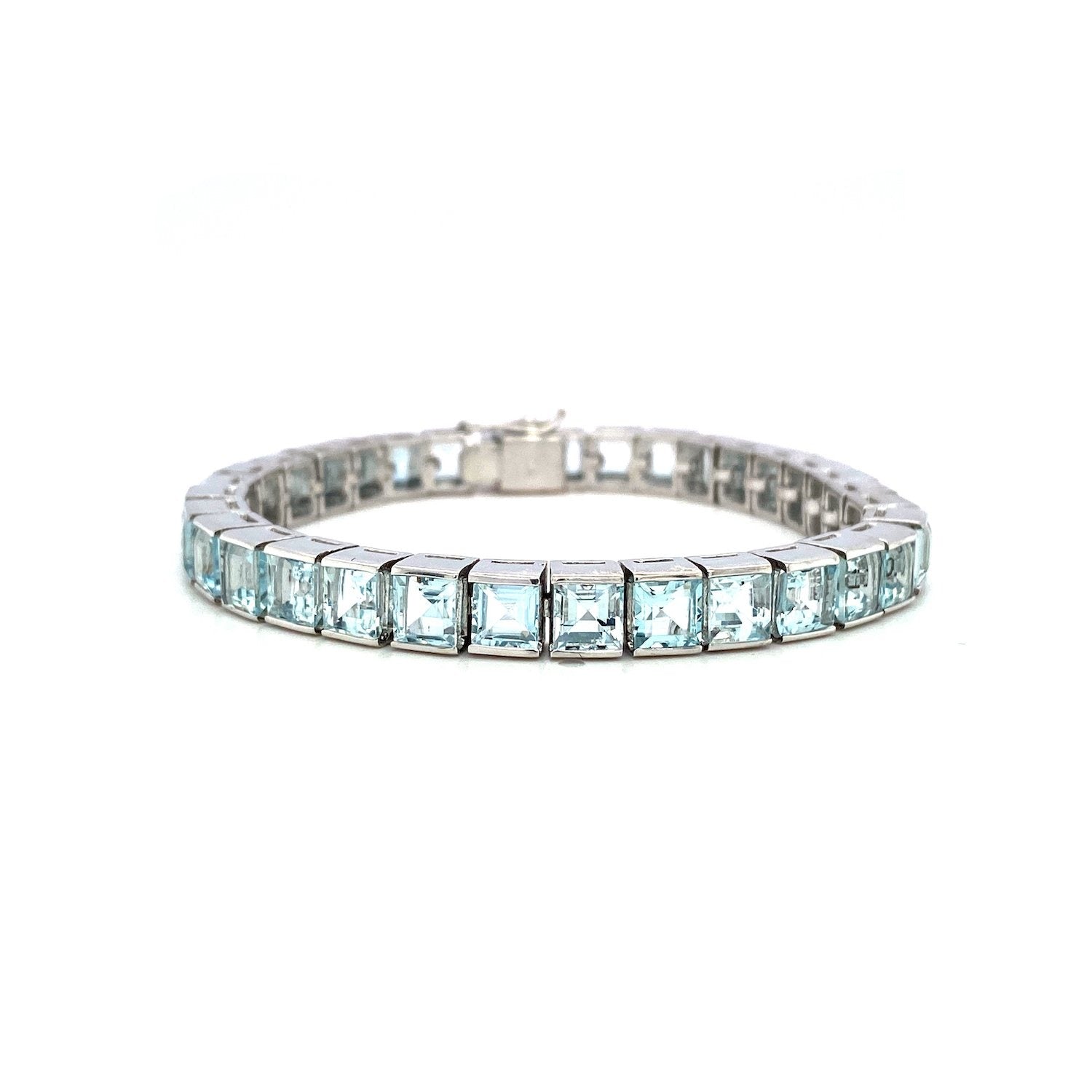 Aquamarine Bracelet in .925 Sterling Silver - KSD 41967