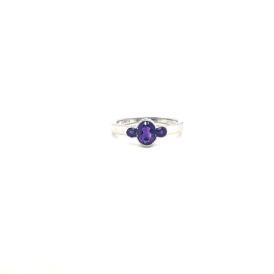 Blue Topaz Ring in .925 Sterling Silver - KSR 14953