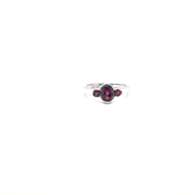Blue Topaz Ring in .925 Sterling Silver - KSR 14953