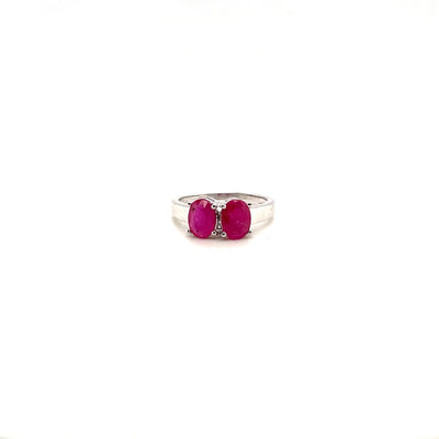Ruby Ring in .925 Sterling Silver - KSR 15512