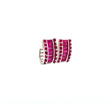 Ruby Earring in .925 Sterling Silver - KST 58158