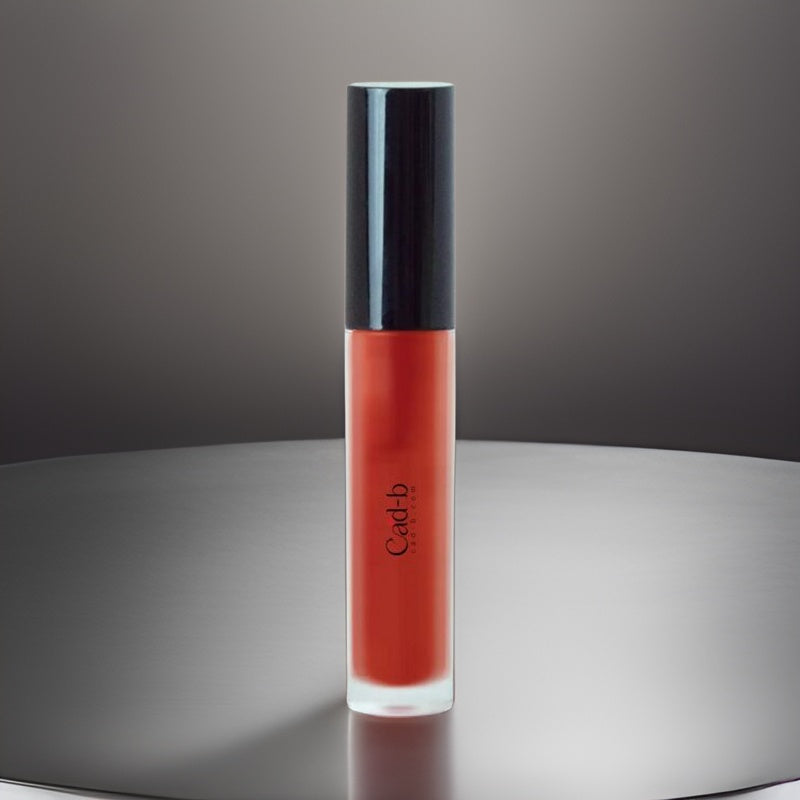 Lip Gloss Crimson - Hydrating Sheer Red Lip Gloss with High Shine & Shimmer Finish - Vegan, Paraben-Free | CAD B | LG15