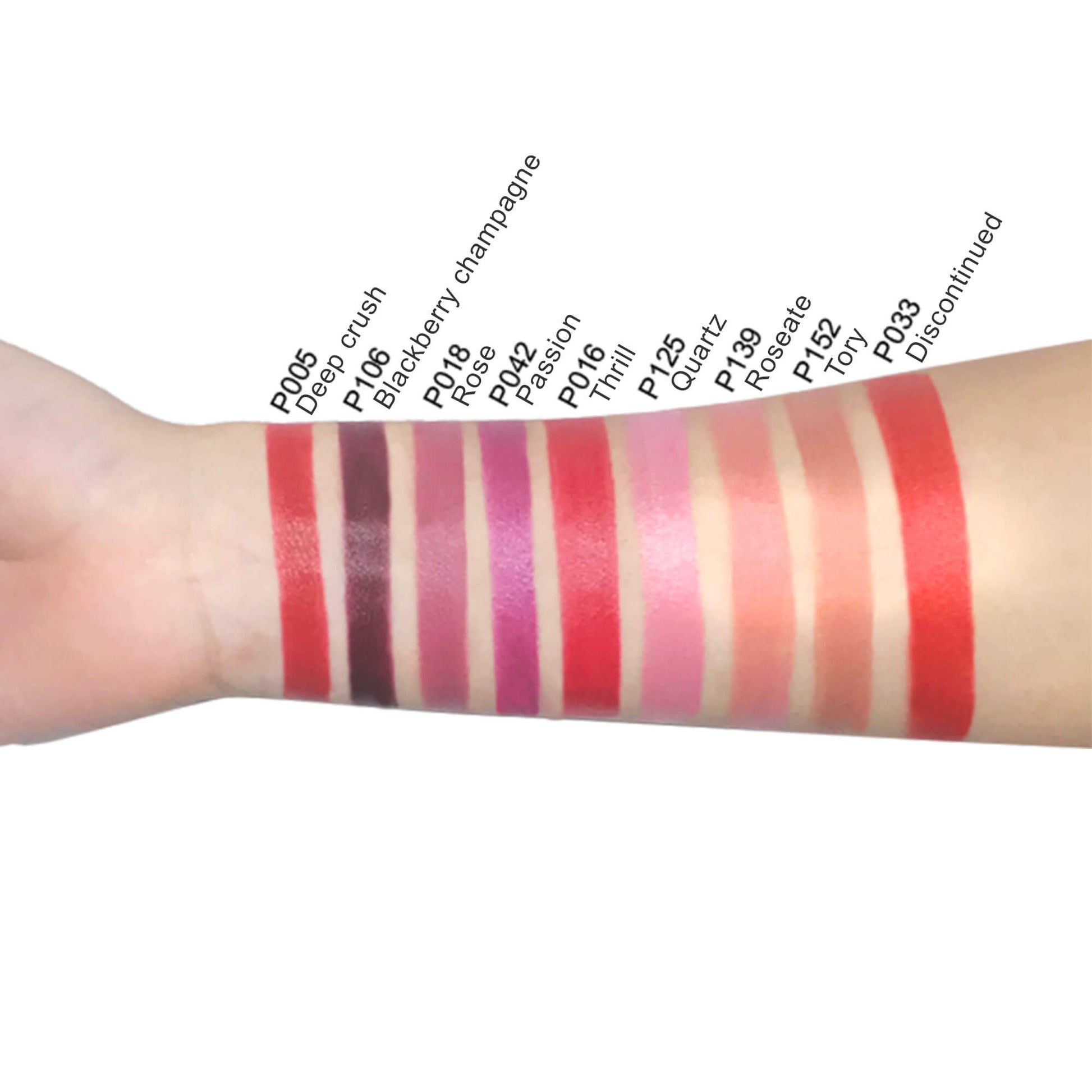 Paraben Free, Vegan Lipstick – Rose – P018 | Hydrating Creamy Finish Lipstick with Coconut Oil & Vitamin E
