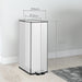 Poubelle de cuisine 20L, en acier inoxydable avec couvercle à fermeture douce, compacte avec seau intérieur amovible Aosom