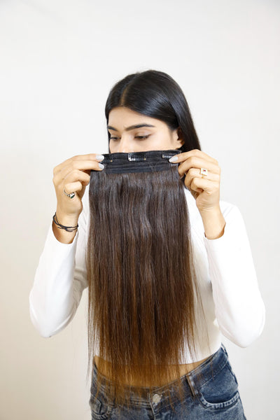 U-Shape Volumizer | Full Coverage Back, Sides & Crown | Remy Human Hair India