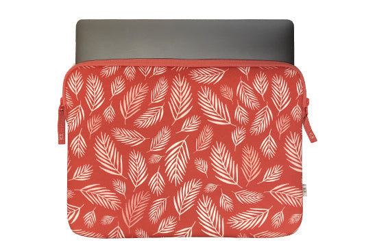 Housse MacBook Pro 14 Basics ²Life Botanic Rouge