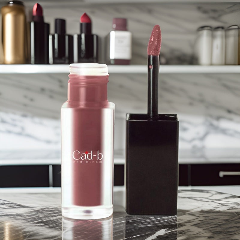Matte Lip Stain Blackberry Wine - Long-Lasting Velvet Matte Lip Color with Vitamin E | LSP80 | CAD B