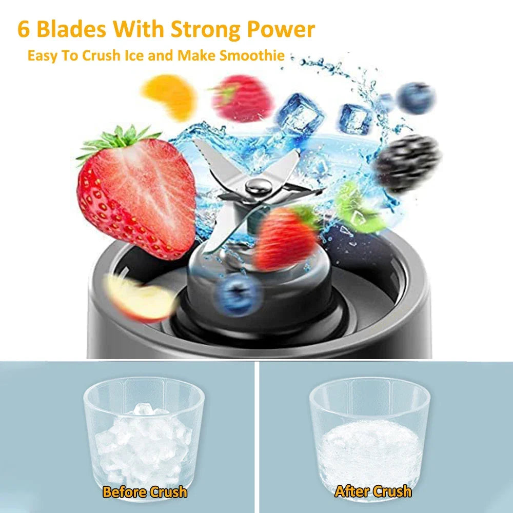 Mini Portable Rechargeable Electric Fruit Juicer Blender OBA
