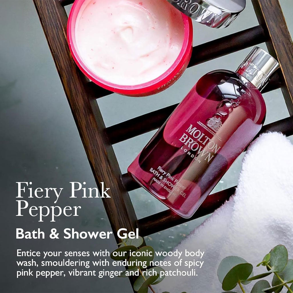 Molton Brown Fiery Pink Pepper Bath And Shower Gel 300ml