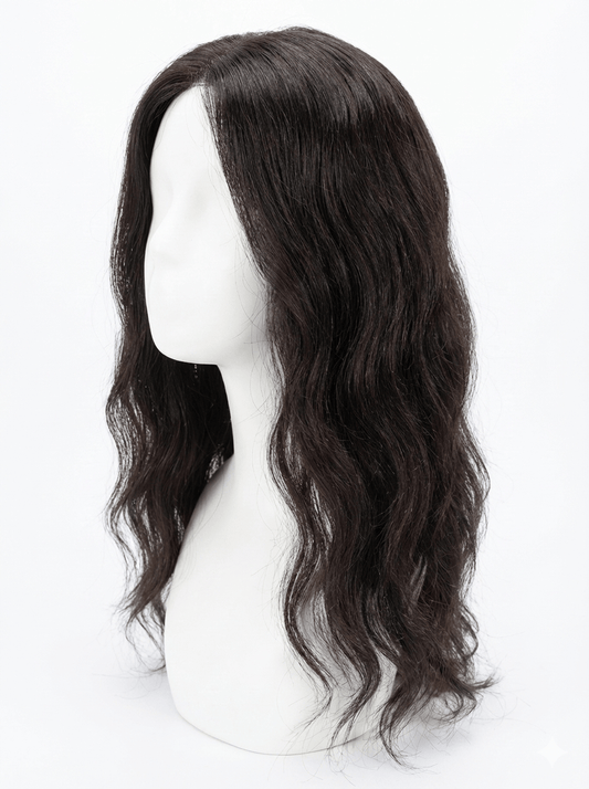 Mono Base Wig - 100% Remy Human Hair | Breathable & Natural Scalp Appearance