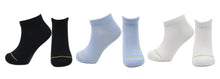 Socquettes Bambou Enfant - Noir, Bleu Ciel, Blanc (3 paires)