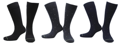 Chaussettes Bambou Homme Sans Couture - Noir, Gris, Bleu Marine (3 paires)