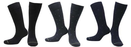 Chaussettes Bambou Homme Sans Couture - Noir, Gris, Bleu Marine (3 paires)