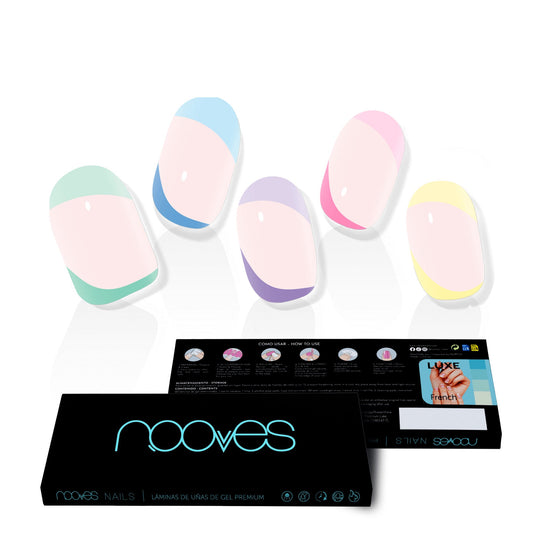 Láminas de Gel - French Party - Nooves Nails