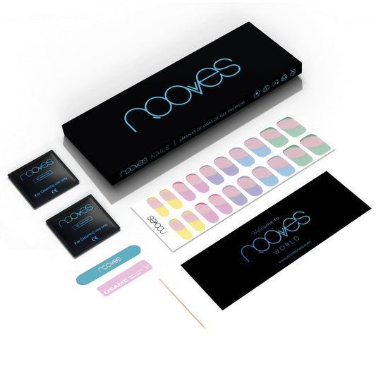 Láminas de Gel - French Party - Nooves Nails