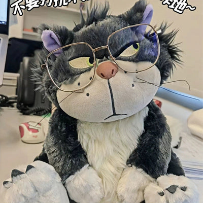 Adorable Lucifer Cat Plush Toy Doll Cuddly Toy Pillow Cat Figurine Sleeping Bedtime Gift for Girls' Birthdays