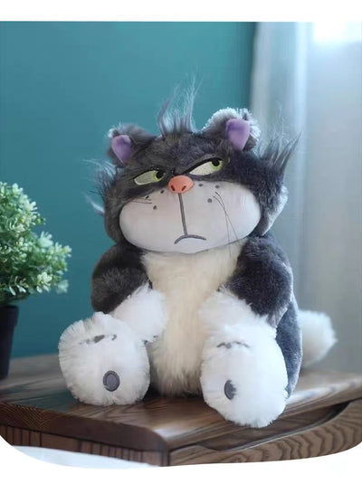 Adorable Lucifer Cat Plush Toy Doll Cuddly Toy Pillow Cat Figurine Sleeping Bedtime Gift for Girls' Birthdays