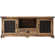 Retro Solid Wood TV Cabinet with Storage LPTB