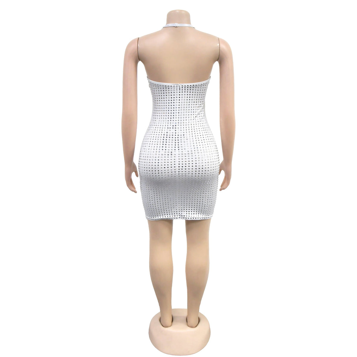 Women's Sexy Halter Neck Rhinestone