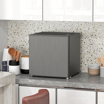 Mini congélateur Température Réglable de -14 à -24°C Compact 35L - Porte réversible Classe E - 47x44,2x48,8cm - Gris