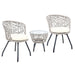 NNEDSZ Outdoor Patio Chair and Table - Grey NNEDSZ